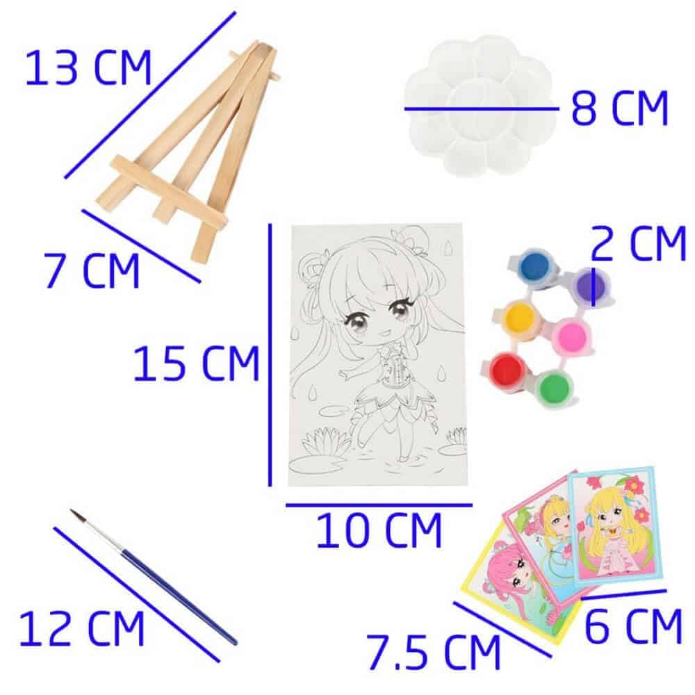 Canvas Paint Card with Mini Easel