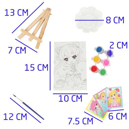 Canvas Paint Card with Mini Easel