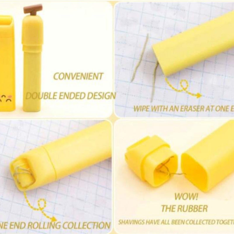 Soft PVC Fruit-Shape Fun Eraser (Pack of 6)