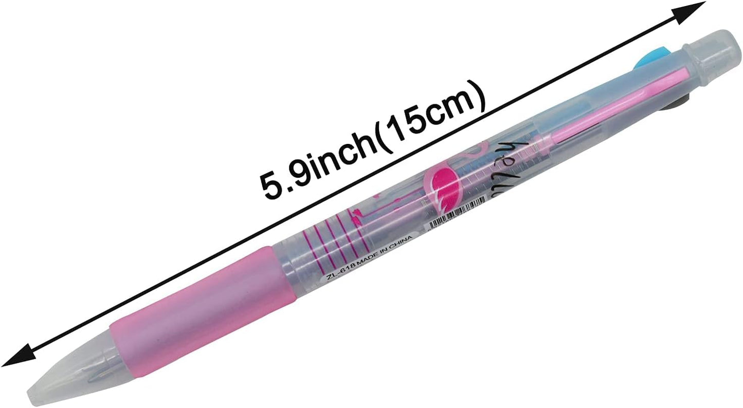 Cute Animal Design Gel Pens - Pack of 12