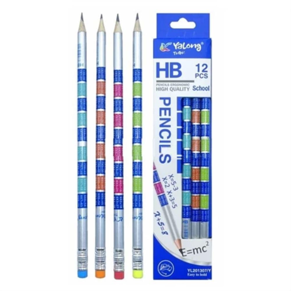 Wooden Graphite Pencil HB with Eraser