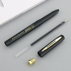 Baoke Gel Ink Roller Pen  (Set of 2 Pen) - Black