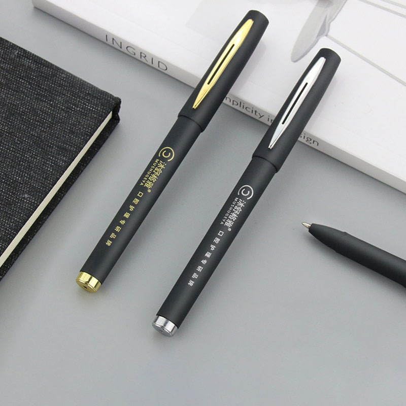 Baoke Gel Ink Roller Pen  (Set of 2 Pen) - Black