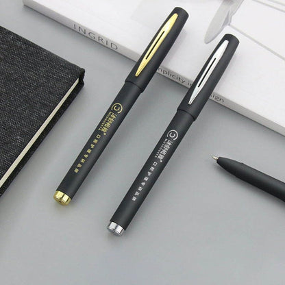 Baoke Gel Ink Roller Pen  (Set of 2 Pen) - Black