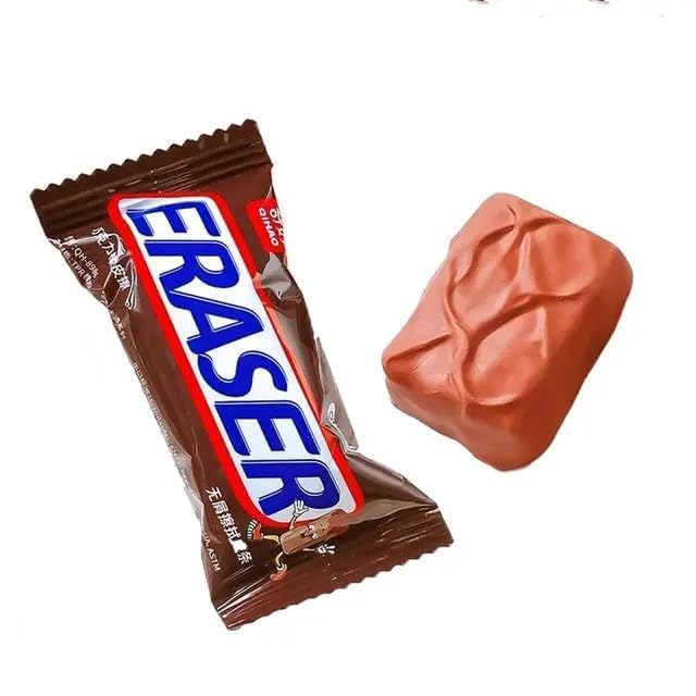 3D Chocolate Shape Erasers (Set of 2)
