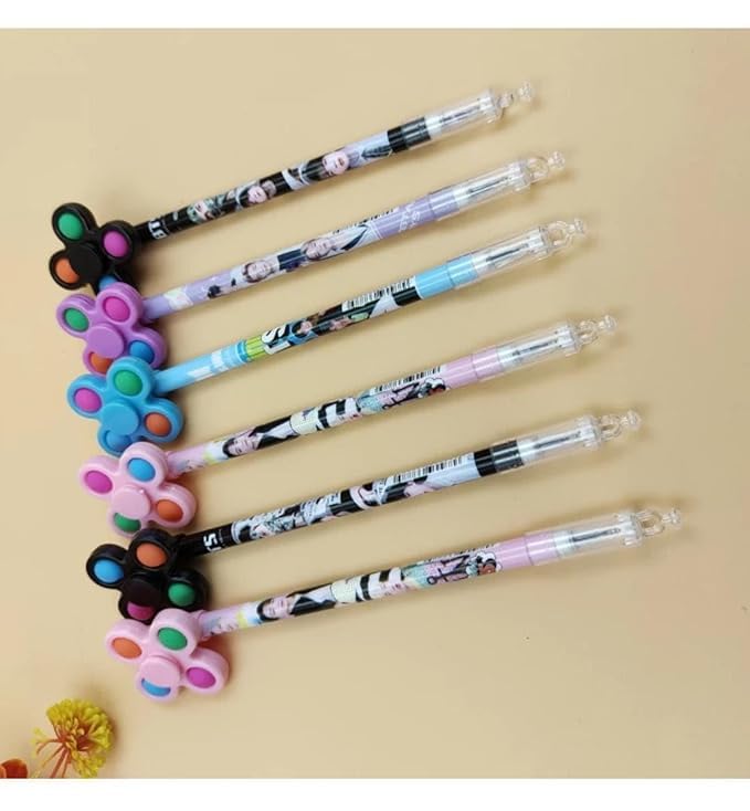 Spinner Top Gel Pen Set (12-Pack)