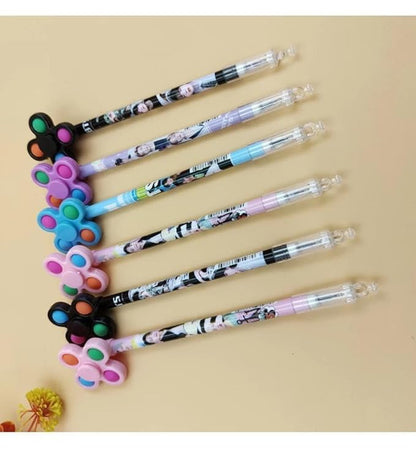 Spinner Top Gel Pen Set (12-Pack)