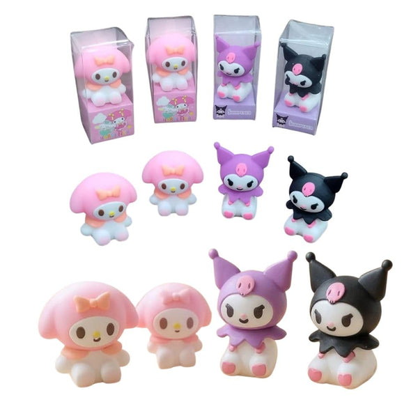 3D Cartoon Erasers | Kuromi & Melody Theme