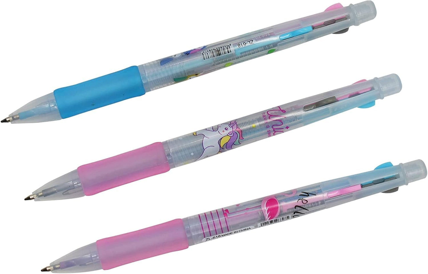 Cute Animal Design Gel Pens - Pack of 12