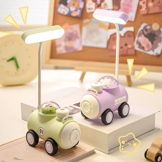 Train Led Table Lamp with Sharpener