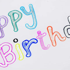 Double Line Outline Glitter Pens Set of 12