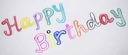 Double Line Outline Glitter Pens Set of 12