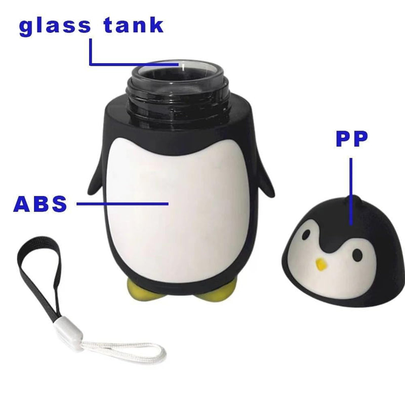 Kids Car-Shaped Water Bottle with Wheels & Strap