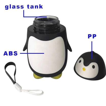 Kids Car-Shaped Water Bottle with Wheels & Strap