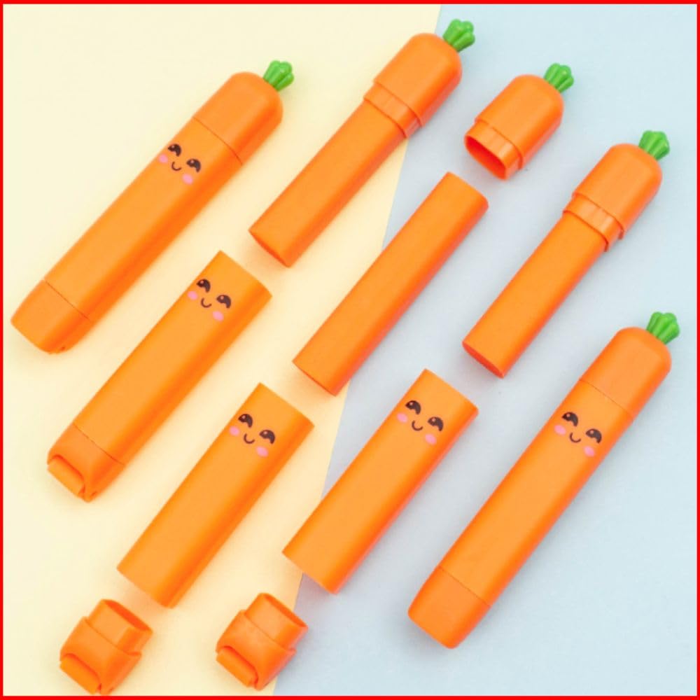 3D Carrot Push Eraser