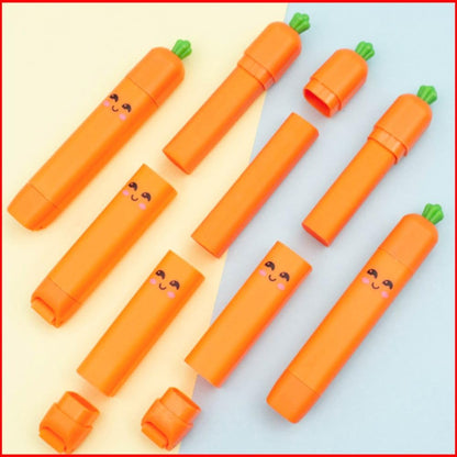 3D Carrot Push Eraser