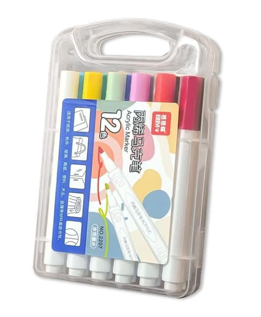 Acrylic Ink Marker Set (12 Shades)