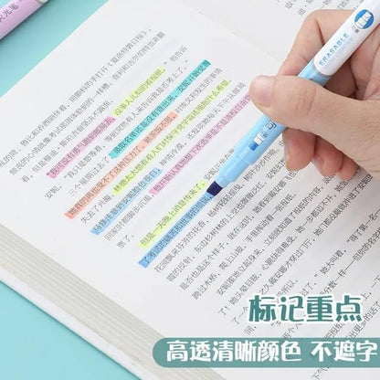 Pastel Highlighter Pen Set (6-Pack)