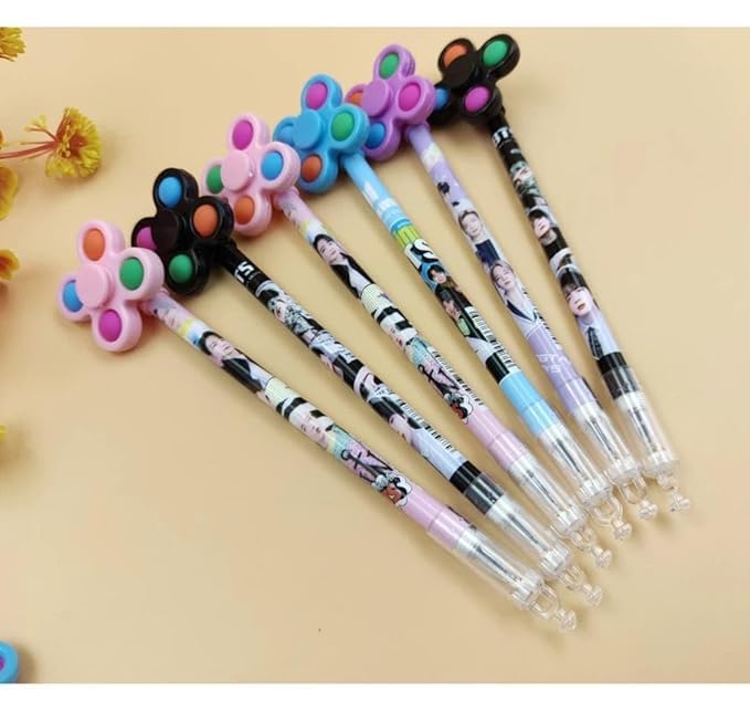 Spinner Top Gel Pen Set (12-Pack)