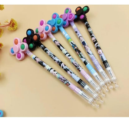 Spinner Top Gel Pen Set (12-Pack)