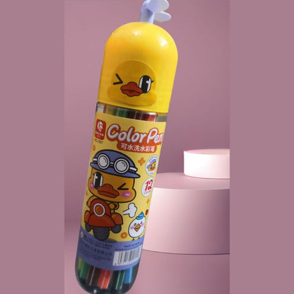 Happy Duck 12-Piece Color Markers