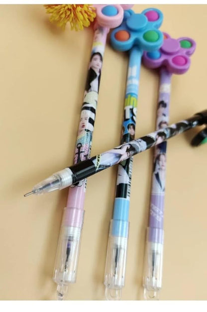 Spinner Top Gel Pen Set (12-Pack)