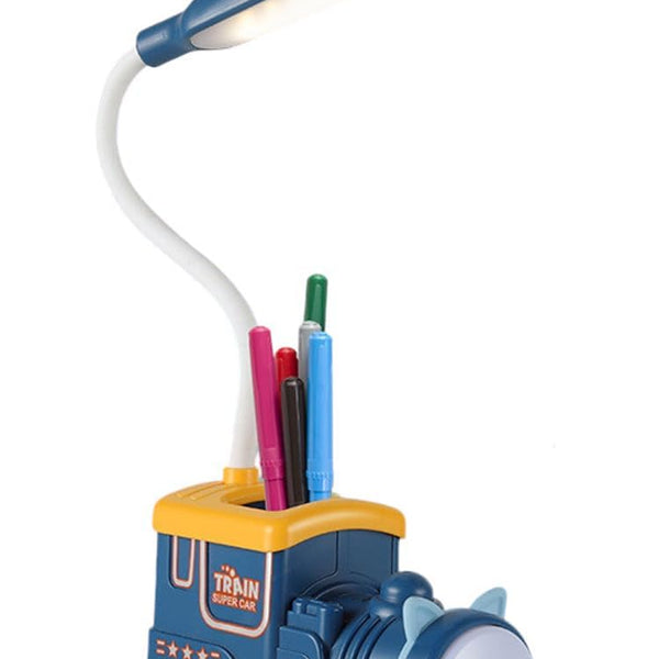 LED Train Desk Lamp with Pen Stand