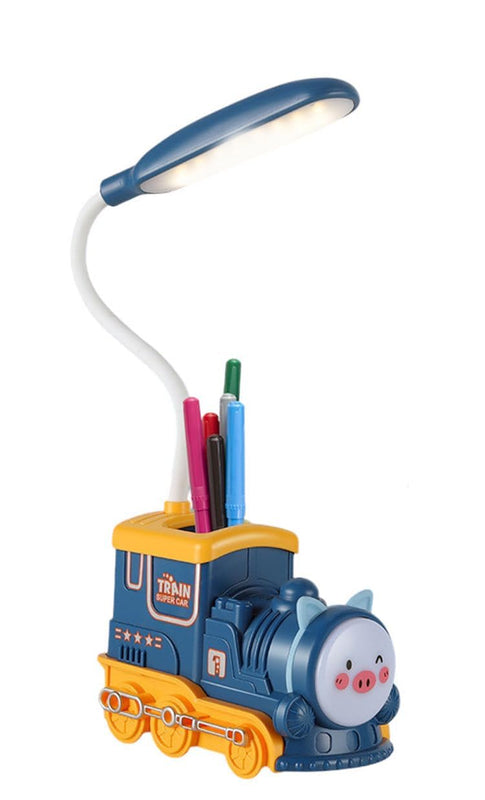 LED Train Desk Lamp with Pen Stand