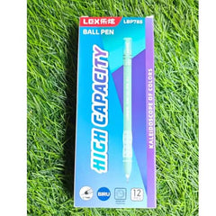 Aesthetic Gel Pen Set (12-Pack, Blue Ink)