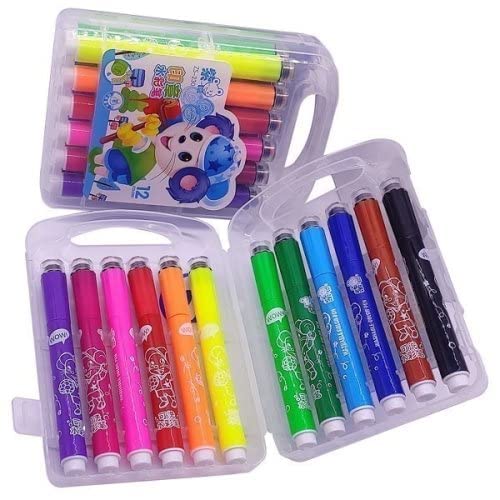 12-Color Watercolor Paint Set in Folding Box