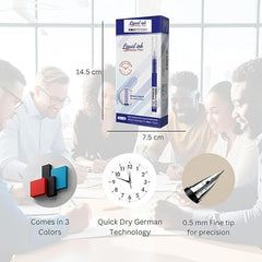 Rapid-Dry Liquid Ink Gel Pen – 0.5mm Fine Tip