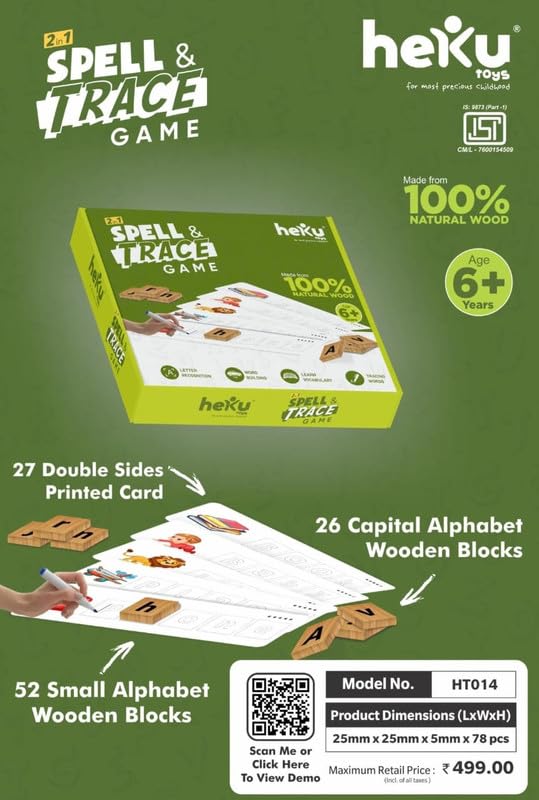 2-in-1 Spell & Trace Educational Game