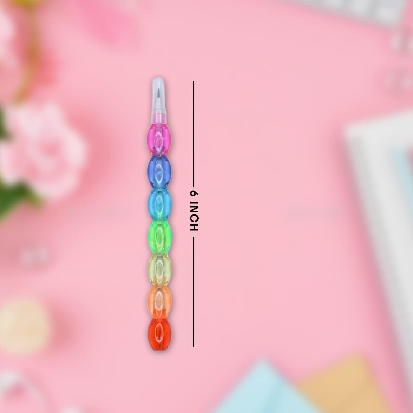 Colorful Cartoon Push Pencils with Replaceable Leads