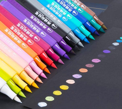 Acrylic Paint Pens Brush Tip – 18 Color