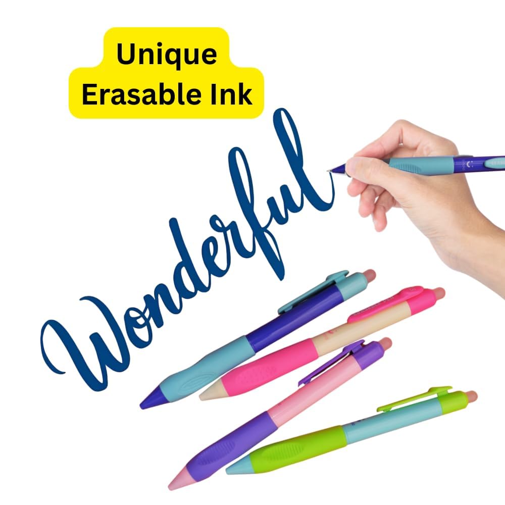 Erasable Gel Pens Set- Pack of 4