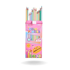 12 Mix Pastel Colour Pencils (Premium)