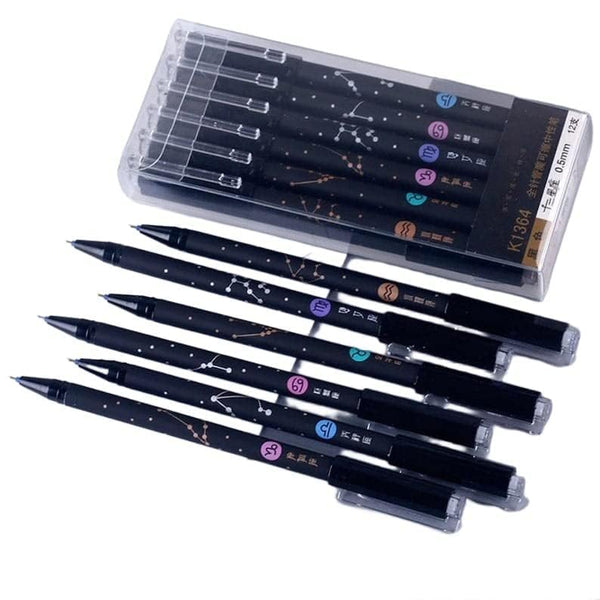 Erasable Gel Pen Set (12-Pack, Blue Ink)