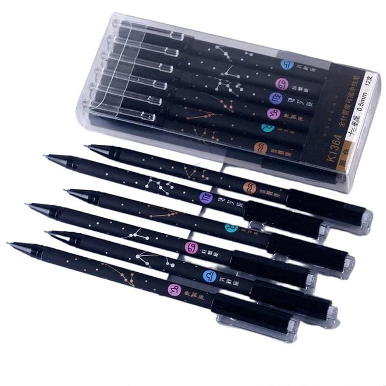 Erasable Gel Pen Set (12-Pack, Blue Ink)