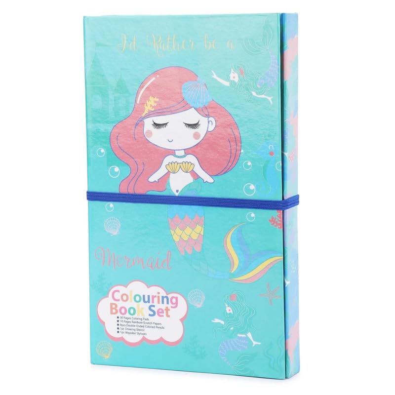 Premium 3-Fold Colouring Book Set