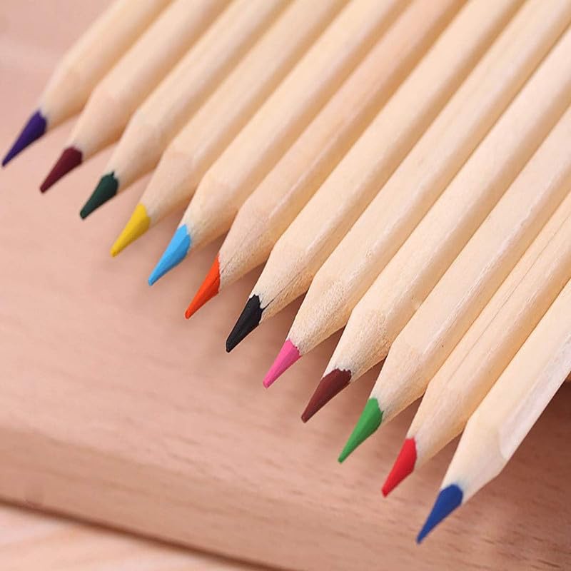 12-Shade Colour Pencils (With Sharpener)