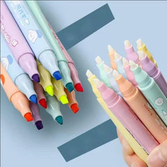 Pastel Highlighter Pen Set (6-Pack)