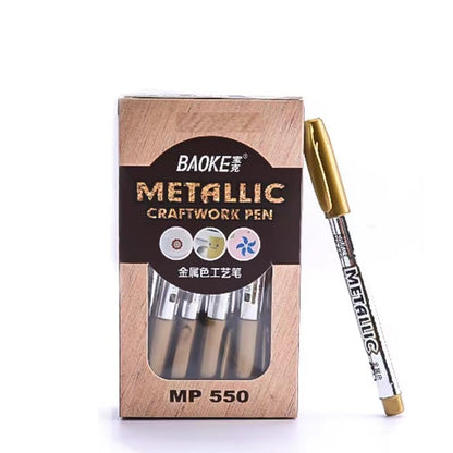Metallic Marker Pens Set