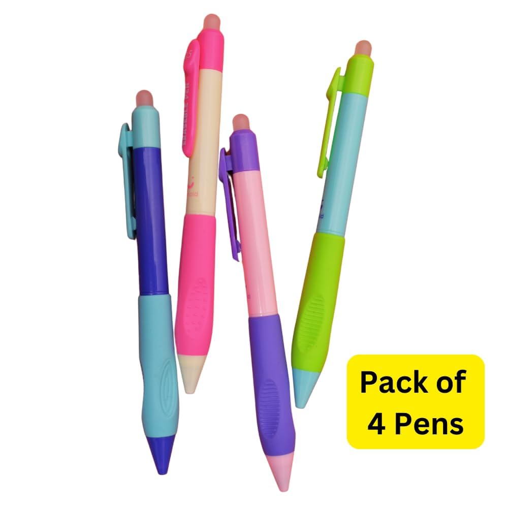 Erasable Gel Pens Set- Pack of 4