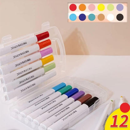 Acrylic Ink Marker Set (12 Shades)