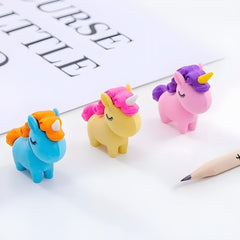 Unicorn Eraser Pencils – Pack of 12