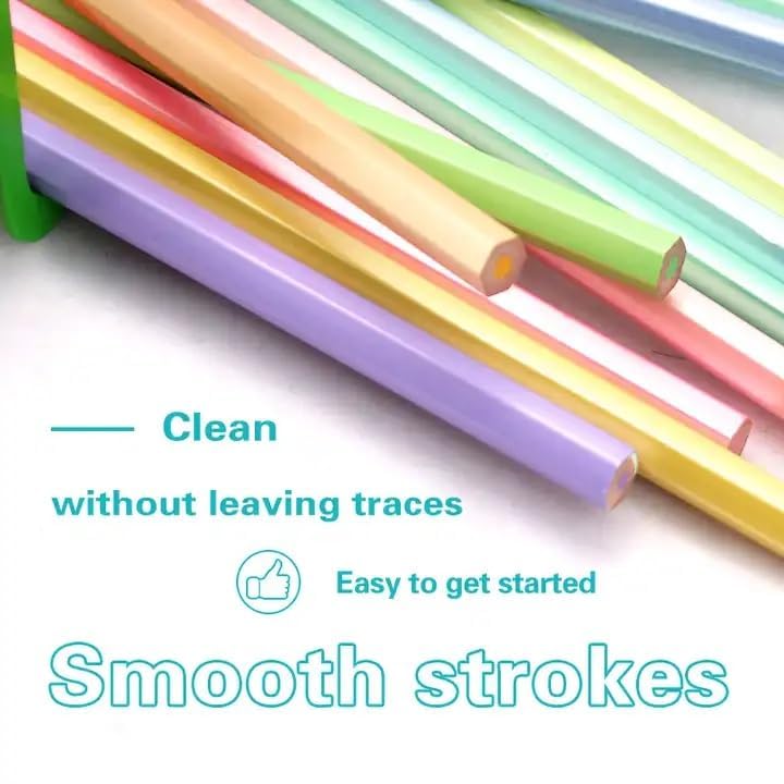 Pastel Colour Pencils (24 Premium Shades)