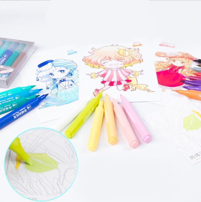 Acrylic Paint Pens Brush Tip – 18 Color