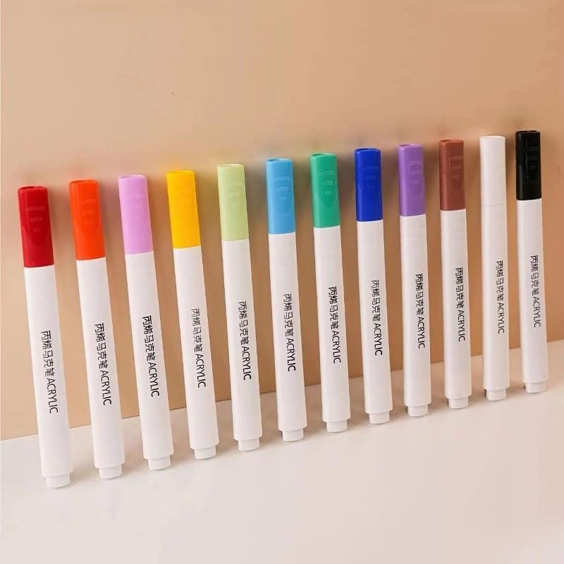 Acrylic Ink Marker Set (12 Shades)
