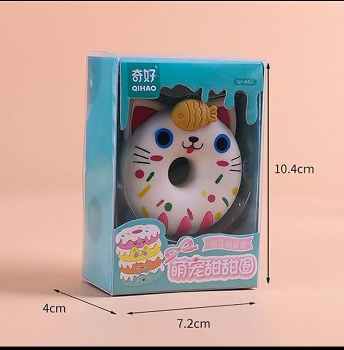 Cute Donut Animal Erasers for Kids