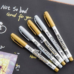 Metallic Marker Pens Set